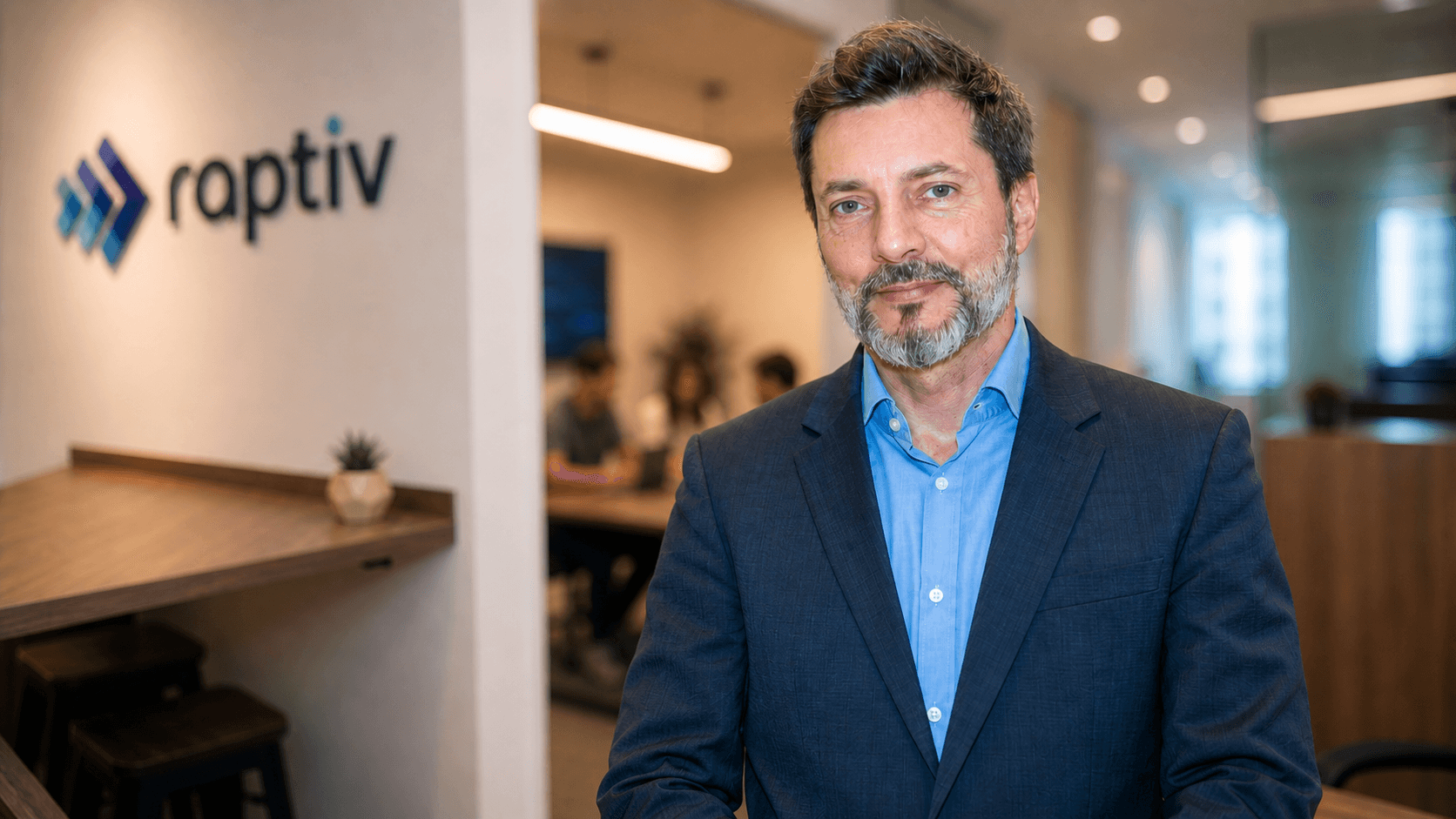 Fede Vara — fundador de Raptiv, en la oficina